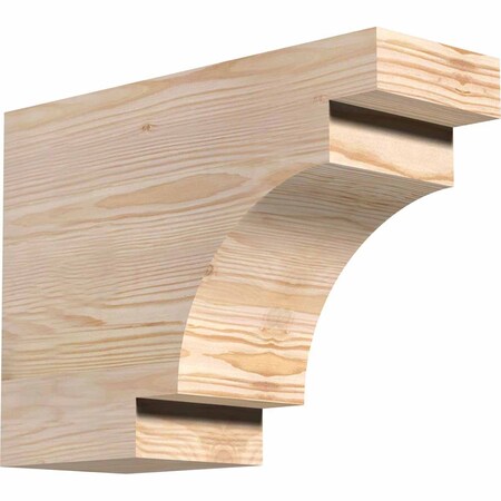 Ekena Millwork Mediterranean Smooth Rafter Tail, Douglas Fir, 5 1/2"W x 12"H x 16"L RFT06X12X16MED00SDF